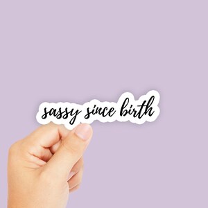 Freche Da Geburt Sticker