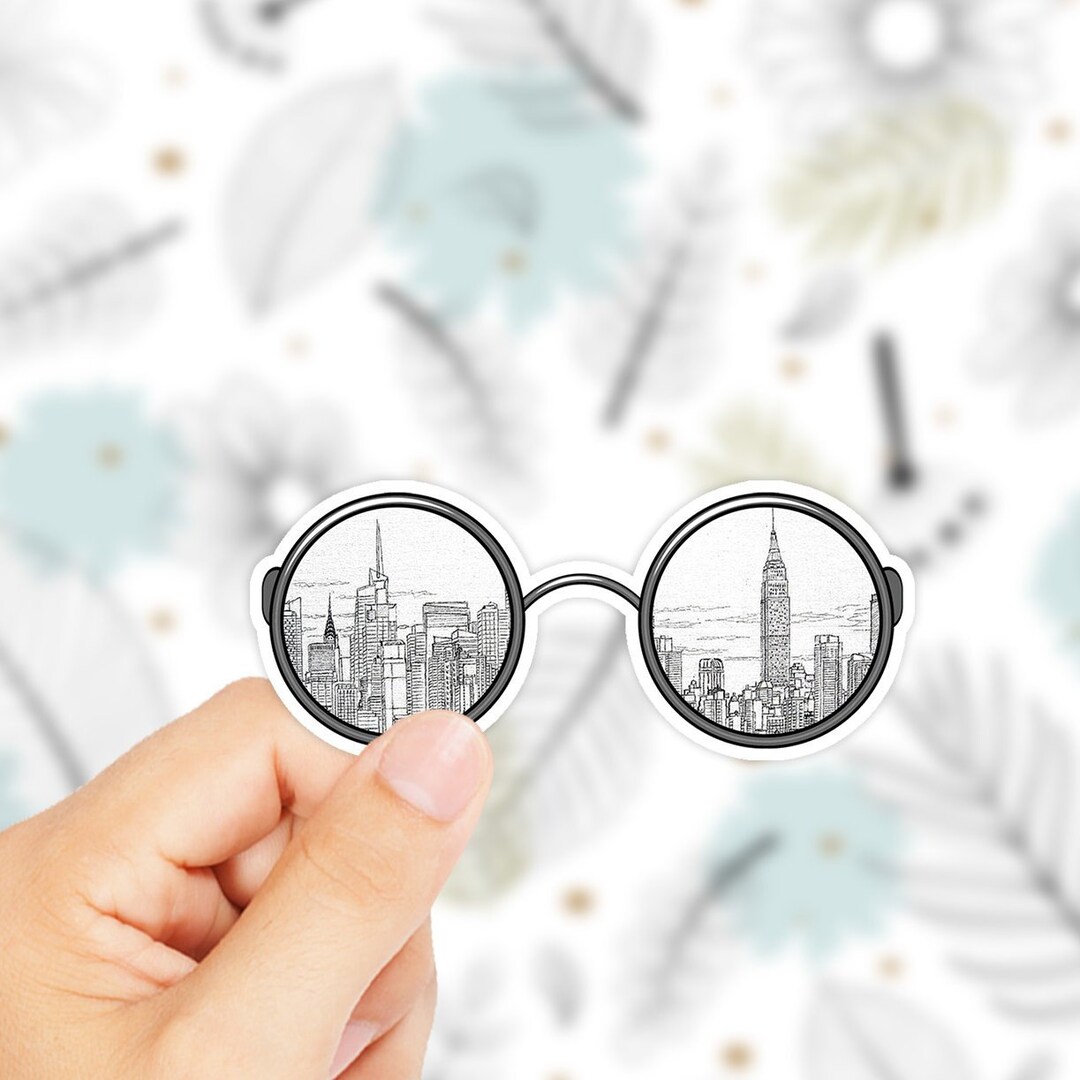 Skyline Sticker - Etsy