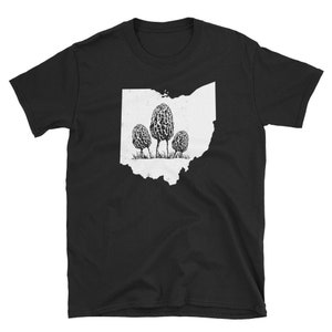 Ohio Morel Hunter Shirt - Morel Mushroom Shirt - Foraging - Mushroom Picking - Mushroom Hunting Mycologist Shirt - Mycology Shirt