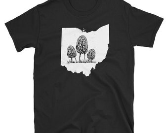Ohio Morel Hunter Shirt - Morel Mushroom Shirt - Foraging - Mushroom Picking - Mushroom Hunting Mycologist Shirt - Mycology Shirt