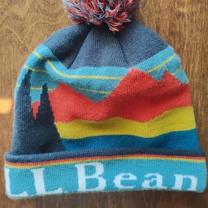 VTG L.L. Bean Mt. Kahtahdin Beanie Hat Mountains Outdoor 80’s Retro Clothing Vintage L.L. Bean Mt. Kahtahdin Beanie Hat Mountains Outdoor  main image 4