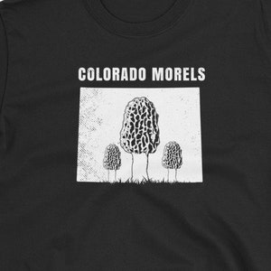 Colorado Morel Mushroom Shirt, Morel Mushroom Gift, Mushroom Hunting Shirt, Mushroom Hunter Shirt, Mushrooming, Mushroom Foraging, Mycology