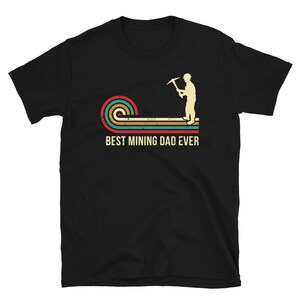Retro Coal Miner Dad Shirt, Vintage Coal Miner Shirt, US Flag, Father Coal Miner Gift, Coalminer Shirt, Coal Mining Gifts