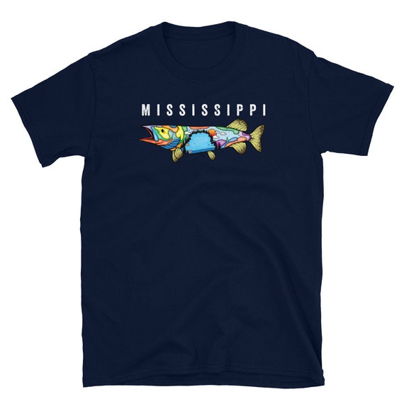 Mississippi Musky Fishing Shirt, Mississippi Muskie Fishing Shirt