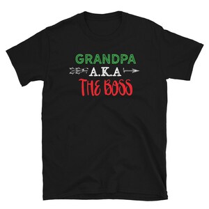 Italian Grandpa Shirt, The Boss Shirt, Italy Flag Colors, Italian Nonno T Shirt, Italian Grandfather TShirt, Gift For Italian Grandpa, Nano