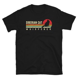 Retro Siberian Cat T-Shirt, Siberian Cat Gifts, Siberian Cat Shirt, Pet Owner Gift, Cat Mom Gift, Cat Mom Shirt, Cat Dad Gift, Cat Lover