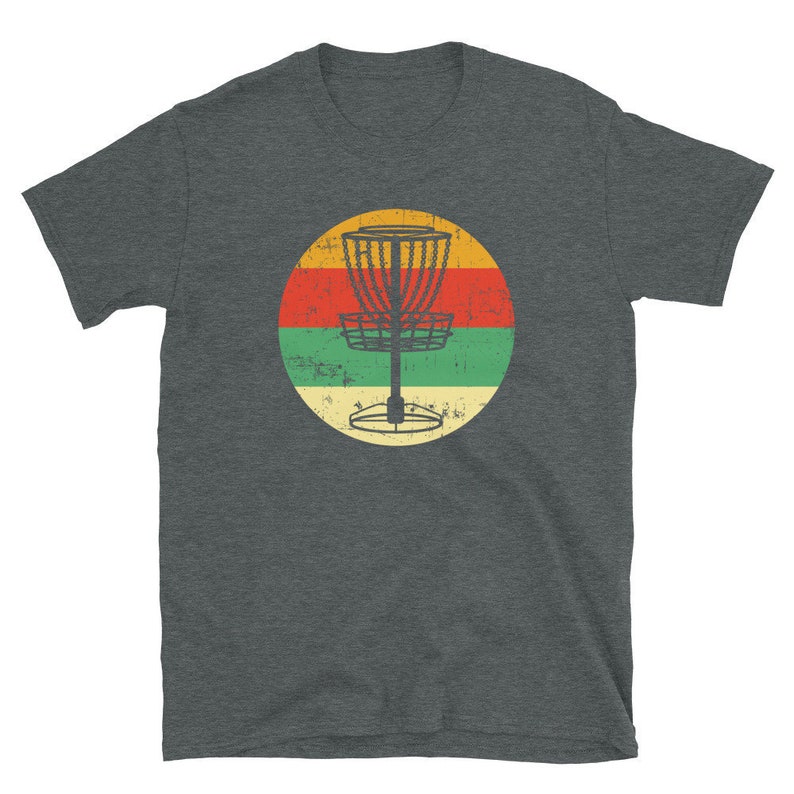 Retro Disc Golf Basket Tshirt Frisbee Golfer Sports Gift Etsy