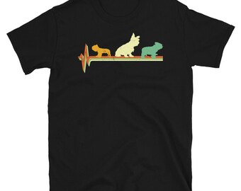 Love Retro Yorkie Mom Shirt  - Cute Yorkie Gift for Mom - Yorkshire Terrier Tshirt - Dog Lover Pet Owner T Shirts