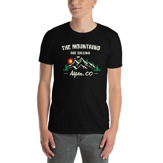Mountains Are Calling T shirt Shirt Aspen Colorado Ski Snowmass Snowboarding Winter Outdoors Etsy Australia