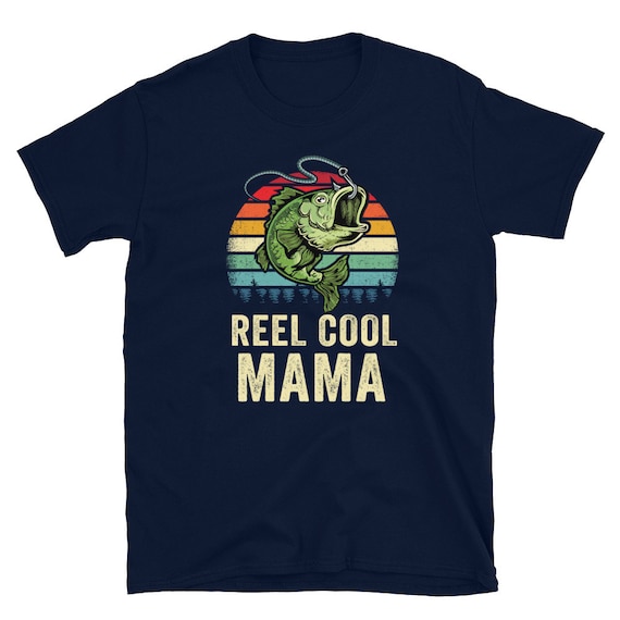 Mama Fishing Shirt Mom Fishing Gift Bass Fish Shirt Bass Fishing