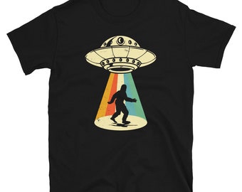 Alien Spaceship Shirt, Bigfoot Shirt, Alien Shirt , Alien Abduction Shirt, Flying Saucer Shirt, Sasquatch Shirt, Alien Space Ship, UFO Shirt