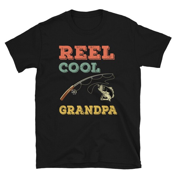 Reel Cool Grandpa Fishing Shirt Cute Fishing Gift for Grandfather Fisherman  Gift Bass Fish Shirt Bass Fishing Shirt Gift Idea 