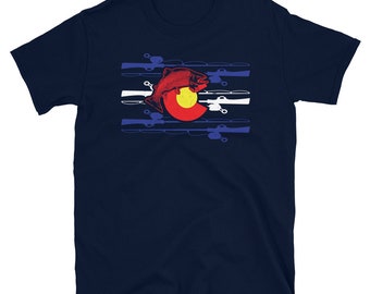 Colorado Trout Fishing Shirt, Colorado Trout Fish Shirt, Cool Fisherman T Shirt, Freshwater Fishermen Gifts, Colorado Fishing Tshirt