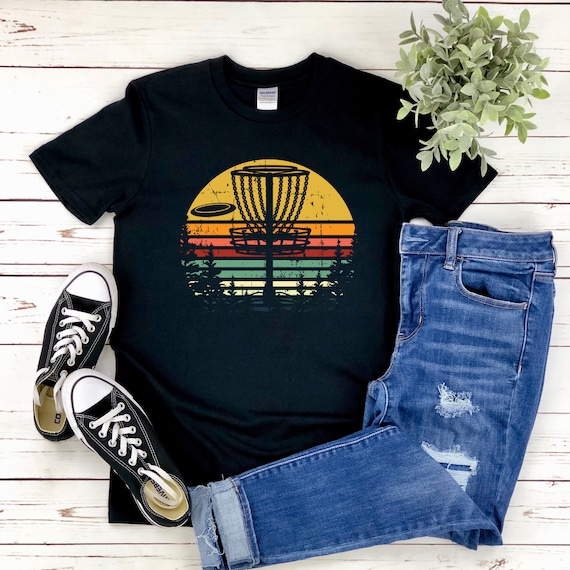 Vintage Retro Frolf Frisbee Disc Golf T-Shirt Tee Gift Vintage Retro Frolf Frisbee Disc Golf T-Shirt Tee Gift