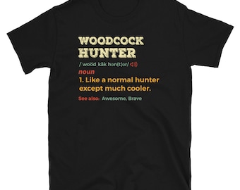 American Woodcock T Shirt | Timberdoodle Bird, Bogsucker, Bird Watching, Unique Birding Gift | Bird Watcher Gifts | Bird Hunting / Hunter