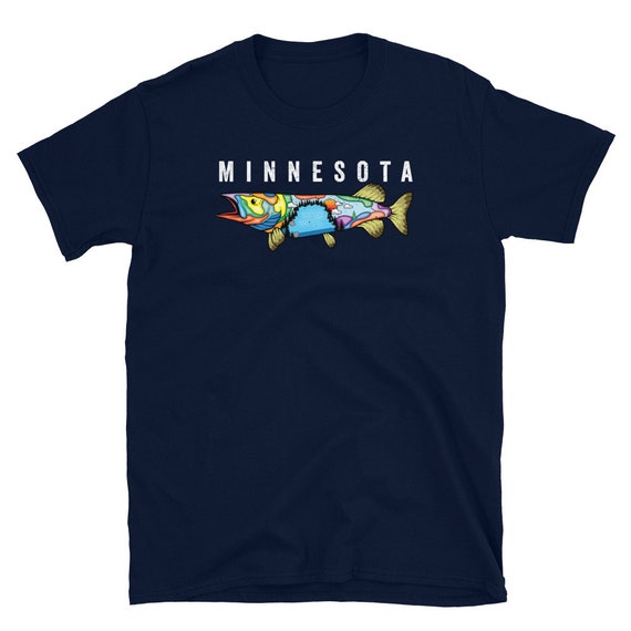 Minnesota Muskie Fishing Image Shirt Minnesota Muskie Fishing Image Shirt