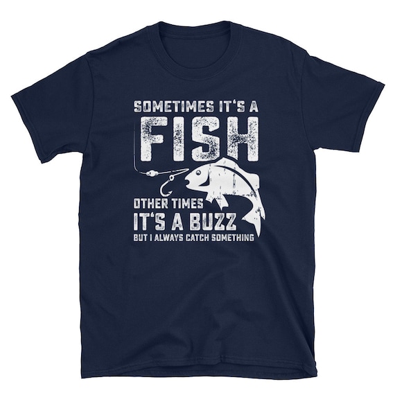Funny Mens Shirt Fishing Tshirts Tops for Men Funny Slogan T-shirt Gifts  for Him If It's Not About Fishing -  Canada