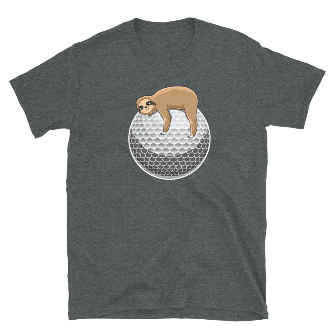 Cute Lazy Sloth Golf Ball Gift Funny Golfing Player Golfer Etsy