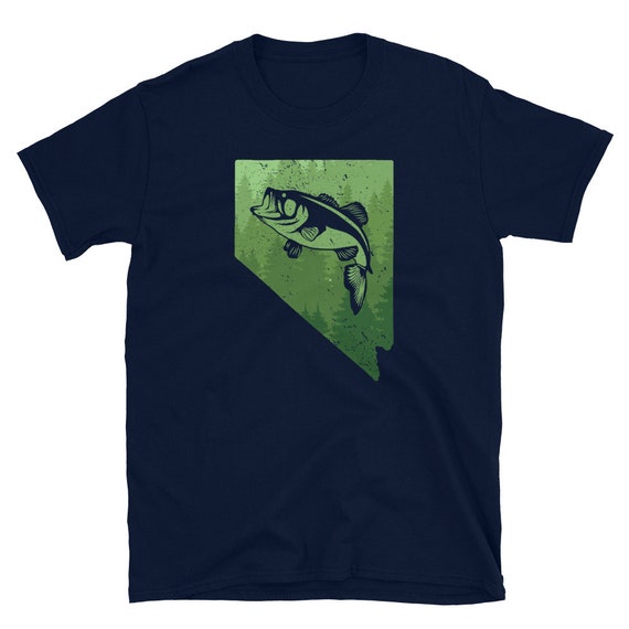 Nevada Fishing Shirt, Bass Fishing Shirt, Bass Fish Shirt, Fisherman Shirt,  Fishermen Gifts, Gift for Fisherman, Unique, Gift for Fishermen -   Canada