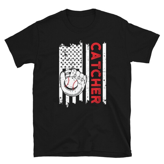 American Flag Baseball Player Shirt Gift American Flag Baseball Player Shirt Gift