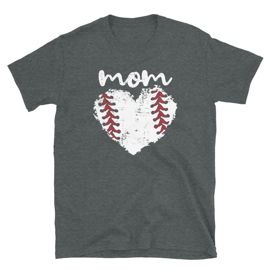 Baseball Heart Shirt Cute Mom Baseball T Shirt Baseball Etsy