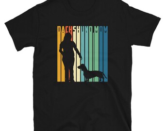 Dachshund Mom T Shirt | Cute Wiener Dog Womens Gift | Weiner Sausage Dogs | Dog Lover Gift Idea
