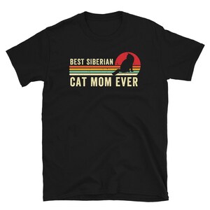 Retro Siberian Cat Mom T-Shirt, Siberian Cat Gifts, Siberian Cat Shirt, Pet Owner Gifts, Cat Mom Shirt, Cat Mom Gift, Cat Lover Lover Shirt