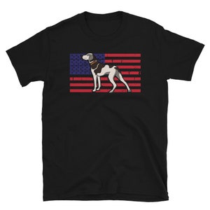 American Flag German Shorthair Pointer Dog Shirt, Patriotic Pointer Dog Shirt, Pointer Dog Gifts, German Shorthaired Pointer Shirt, GSP Gift