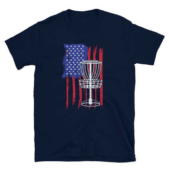 Usa Flag Disc Golf T Shirt Usa Flag Disc Golf T Shirt