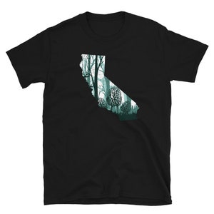 California Morel Hunter Shirt Morel Mushroom Hunter Shirt California Morel Map Gift Morel Mushroom Hunting Shirt Mycologist Gift