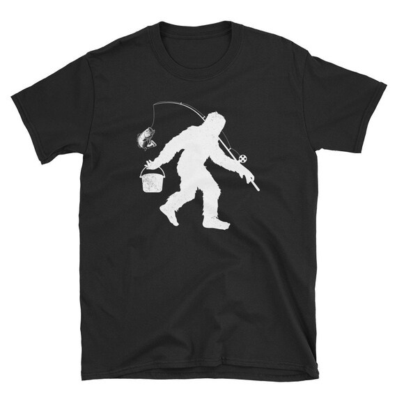 Bigfoot Fishing Fisherman T-Shirt Funny Sasquatch Gift Bigfoot Fishing Fisherman T-Shirt Funny Sasquatch Gift