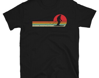 Retro Style Skiing Shirt, Vintage Style Skiing T Shirt, Retro Skier Shirt, Retro Skiing Shirt, Skier Gift, Skiing Gift for Men or Women, Ski