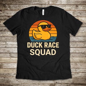Duck Race Shirt, Retro Rubber Duckie Crew Shirt, Rubber Ducky Crew Shirt, Rubber Duck Squad T Shirt Matching, Shirt For Men & Women