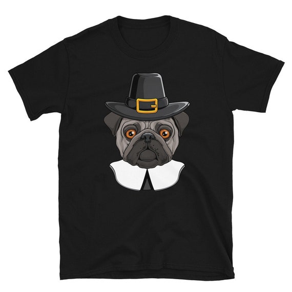 Turkey Pug Thanksgiving Funny T-Shirt Turkey Pug Thanksgiving Funny T-Shirt