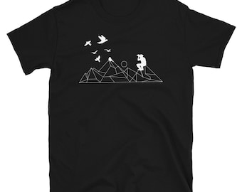 Geometric Style Birding Shirt, Birding Gift, Birdwatcher Shirt, Birdwatching Shirt, Bird Watcher, Bird Watching, Bird Shirts, Bird Lover