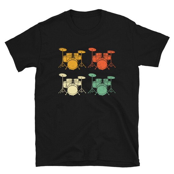 Vintage Retro Drummer T-Shirt Drumming Drums Cool Gift Vintage Retro Drummer T-Shirt Drumming Drums Cool Gift