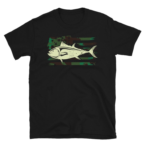 Camouflage Tuna Fishing American Flag Shirt Patriotic Fishing Shirts for Men  Camo Deep Sea Fishing Shirt Deepsea Fisherman Gift -  Sweden