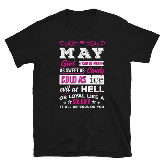 Taurus Girl I Can Be Mean T-Shirt Taurus Girl Birth Month Taurus Girl I Can Be Mean T-Shirt Taurus Girl Birth Month