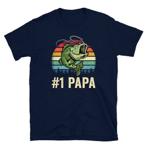 Fisherman Papa T-Shirt Funny Fisher Dad Fishing Father Gift Fisherman Papa T-Shirt Funny Fisher Dad Fishing Father Gift