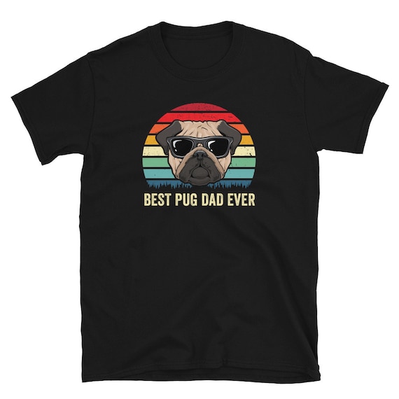 Best Pug Dad Ever Retro Vintage T-Shirt Best Pug Dad Ever Retro Vintage T-Shirt