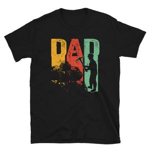 Retro Coal Miner Dad Shirt, Vintage Coal Miner Shirt, US Flag, Father Coal Miner Gift, Coalminer Shirt, Coal Mining Gifts