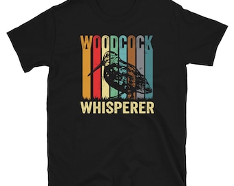 American Woodcock T Shirt | Timberdoodle Bird, Bogsucker, Bird Watching, Unique Birding Gift | Bird Watcher Gifts | Bird Hunting / Hunter
