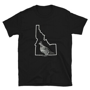 Birdwatching Idaho Ruffed Grouse Shirt - Birding Shirt Birding Gift - Bird Watching Gift - Bird Watching Shirt - Birdwatching Shirt