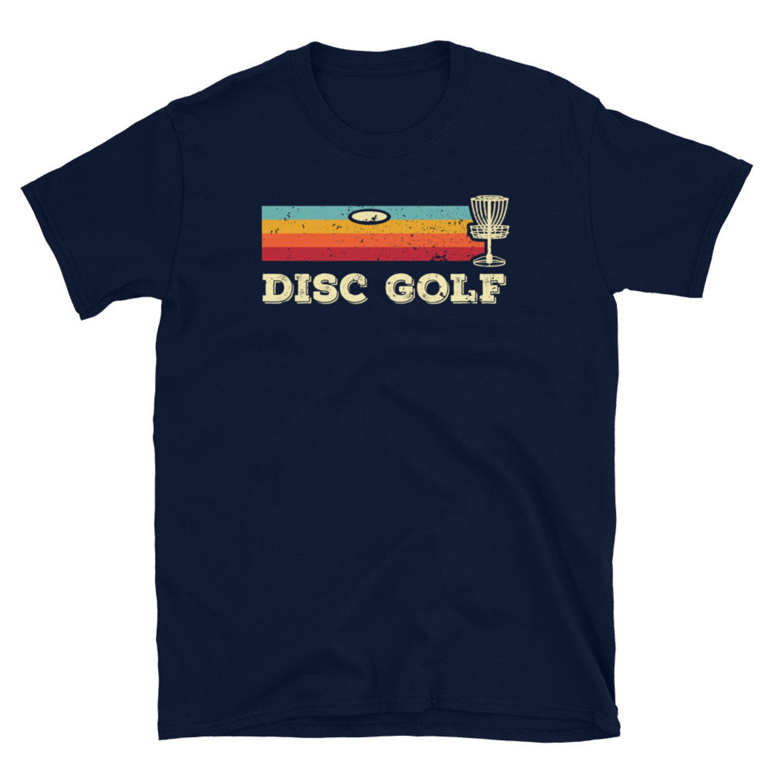 Discgolf Retro Disc Golf TShirt Disc Golf Frisbee Golf Etsy