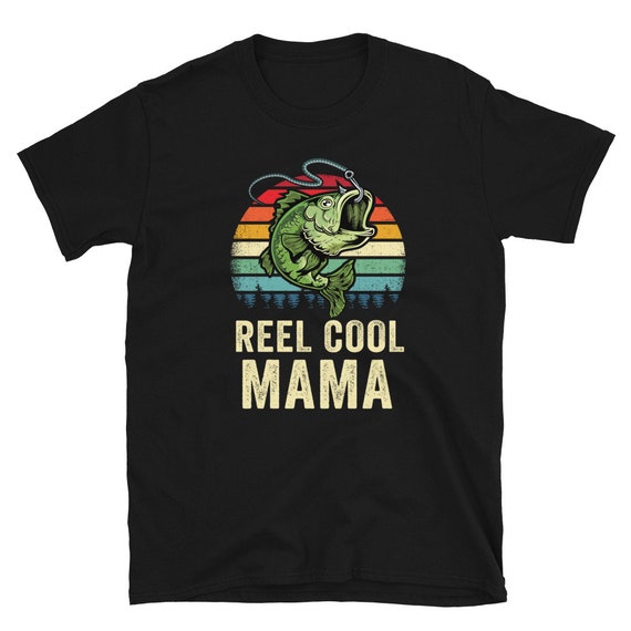 Mama Fishing Shirt Mom Fishing Gift Bass Fish Shirt Bass Fishing Shirt  Womens Fishing Shirt Fisherwoman Shirt Fisherwoman Gift 