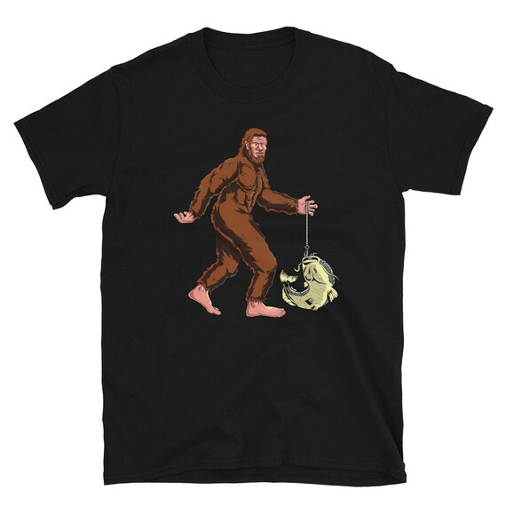 Bigfoot Fishing Fisherman T-Shirt Funny Sasquatch Gift Bigfoot Fishing Fisherman T-Shirt Funny Sasquatch Gift