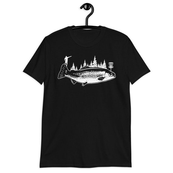 Trout Fishing Shirt, Disc Golf Shirt, Cool Disc Golf Gifts, Trout