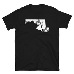 Maryland Morel Mushroom Shirt Mushroom Hunting Gift Maryland Morels Shirt Maryland Mushrooming Gift Mycology Shirt Mycologist Gift Fungi
