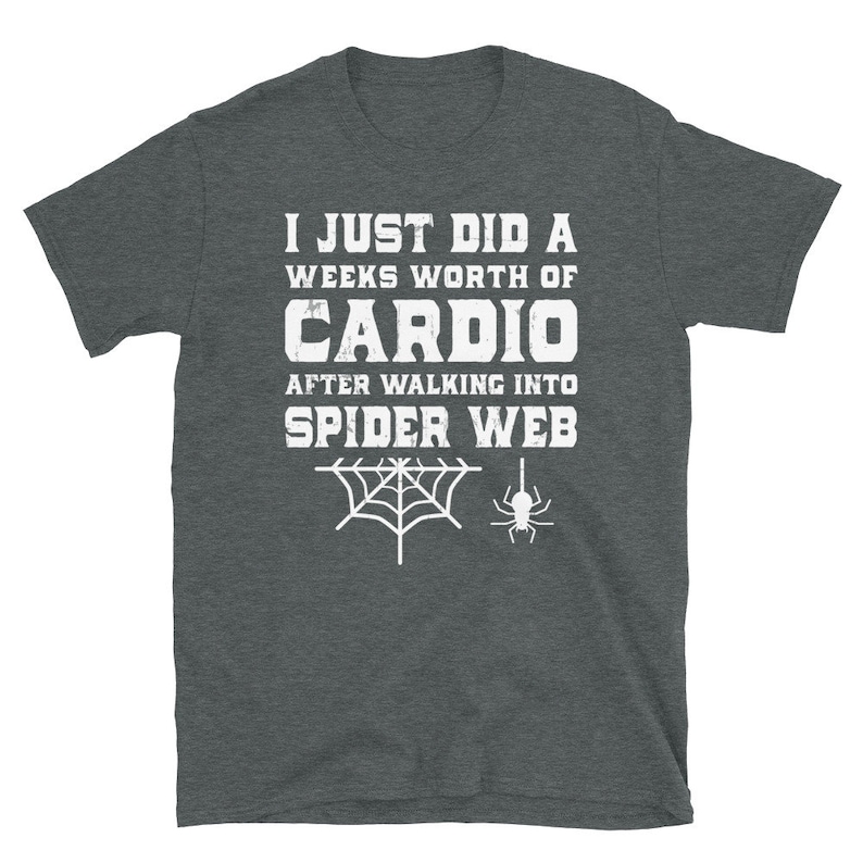 Funny Spider Hater Gag Gift, Spider Shirt, Spider Web, Arachnophobic, Hates Spiders, Scared of Spiders, Afraid of Spiders, Gag Gift Ideas image 3