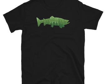 Unique Trout T Shirt Trout Freshwater Fishing Shirt Trout Fisherman Shirt Nature Art Shirt Trout Fish Shirt Trout Fishermen Gifts